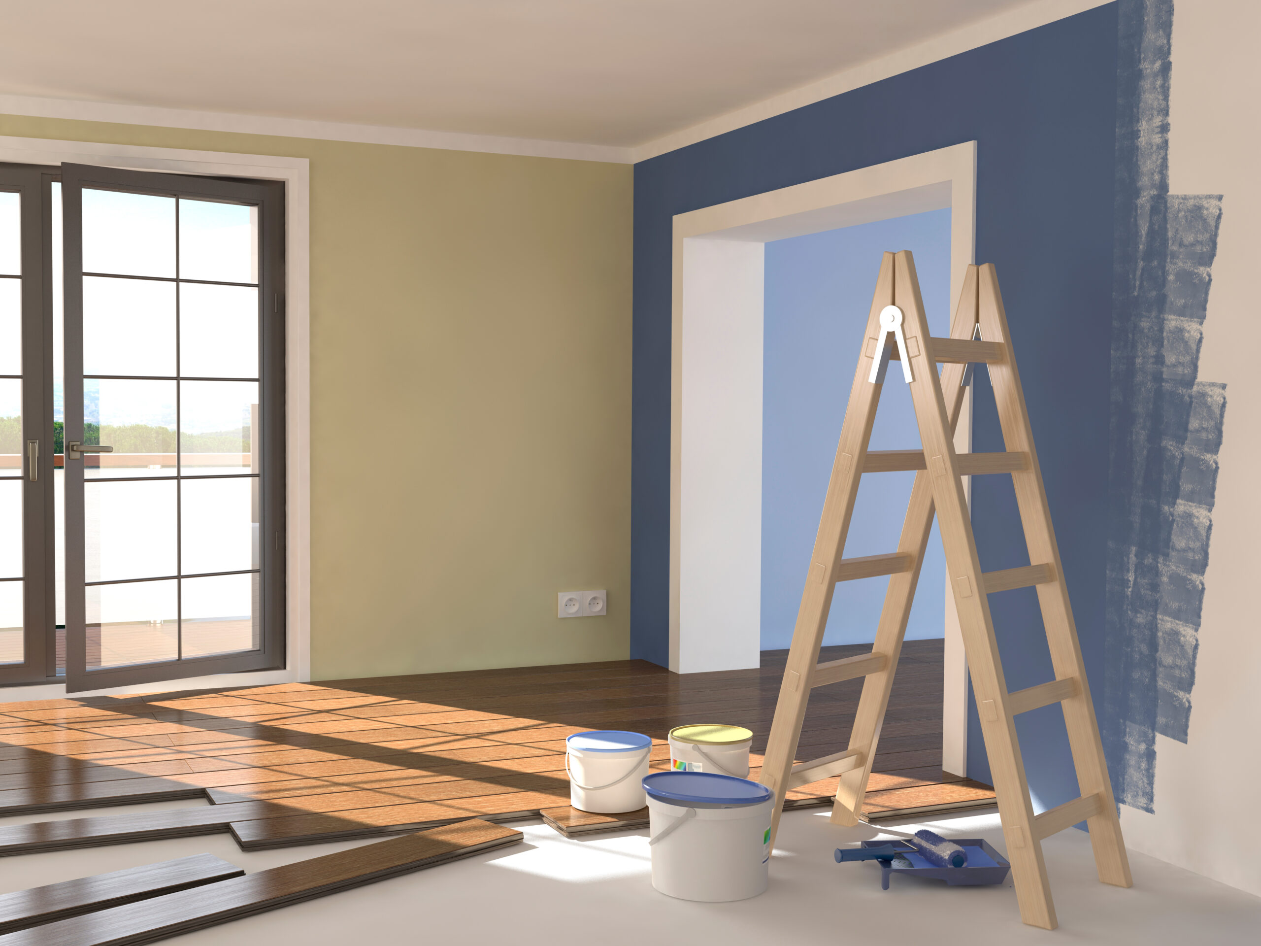 malowanie ścian, remont, wykończenie domu